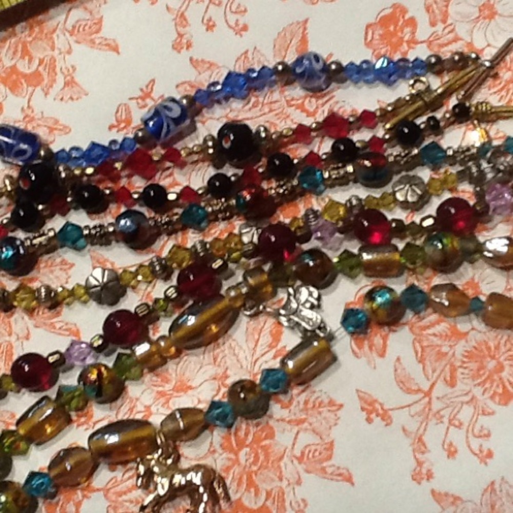 Crystal bracelets 8 in the set - Picture 3 of 3